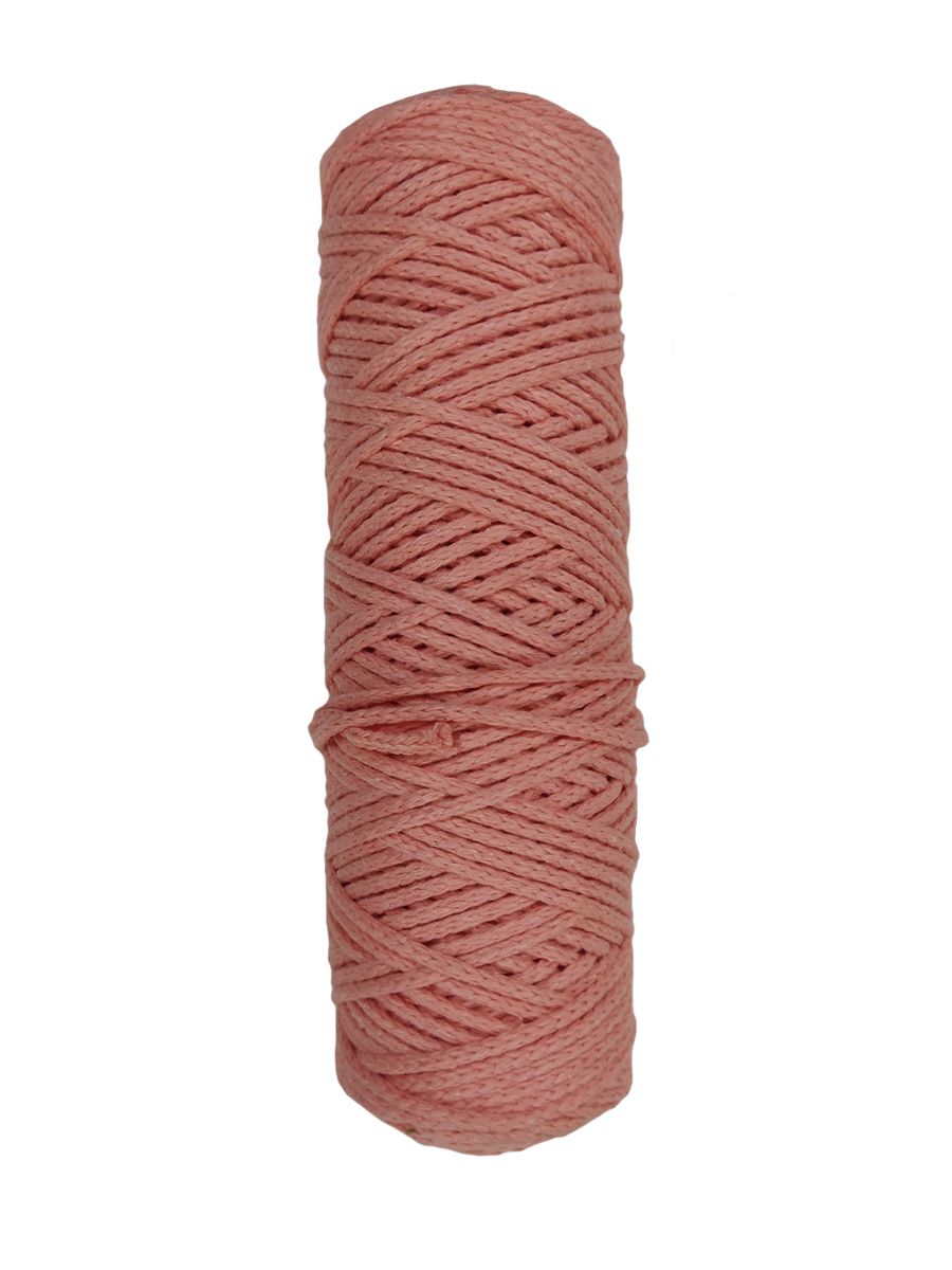 Хлопковый шнур 3мм "Розовый персик" 100м