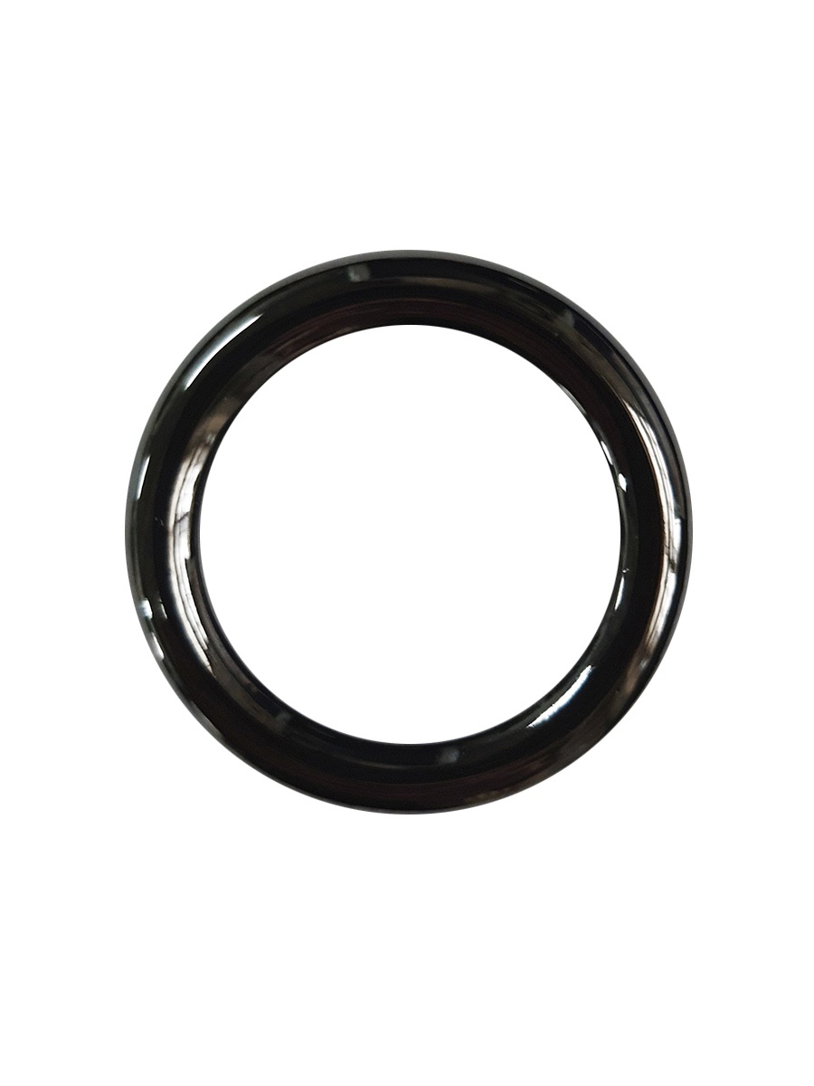 Фурнитура карабин-ручкодержатель кольцо 35мм, черный никель