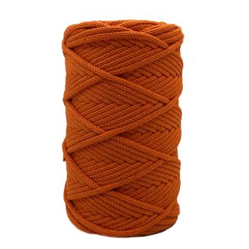 Хлопковый шнур 4мм "Оранжевый" 100м