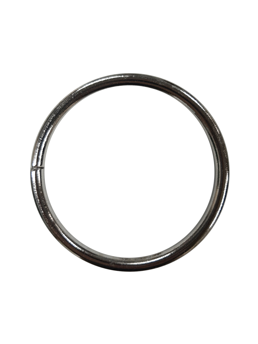 Кольцо металлическое, D-80мм, никель