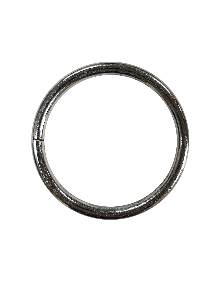 Кольцо металлическое, D-70мм, никель